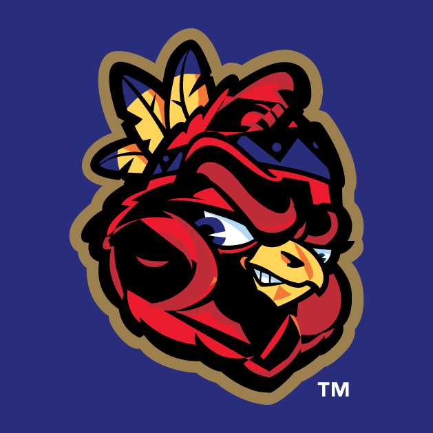 Peoria Chiefs 1996-2004 Cap Logo vinyl decal